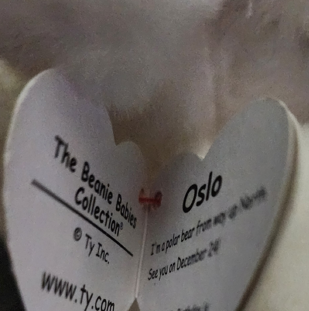 Ty Beanie Babies  Boos Oslo Polar Bear NWT 2019 - Picture 2 of 7